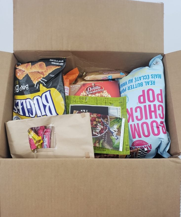 Monthly Box of Food and Snacks June 2019 - Open Box