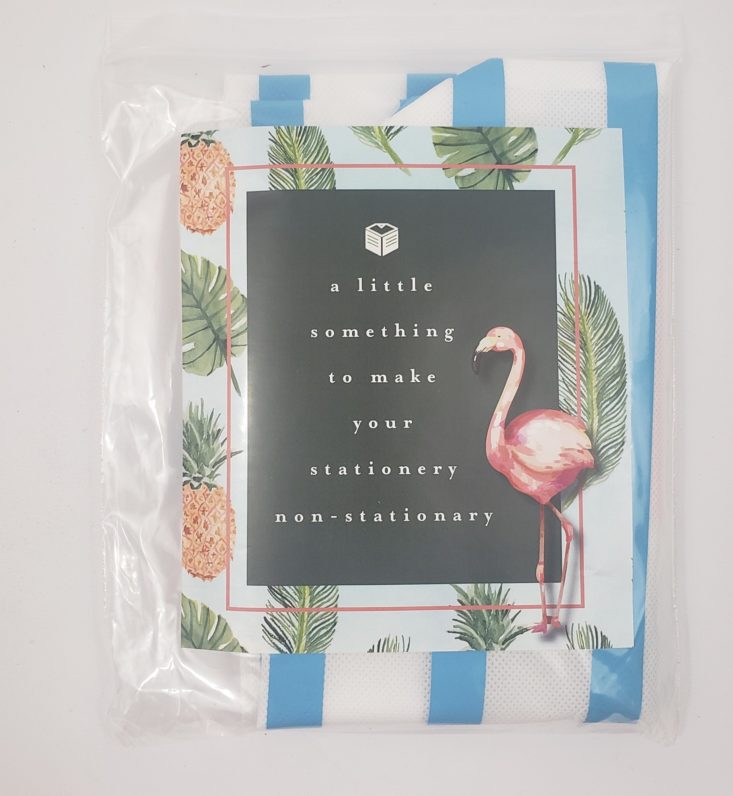 My Paper Box June - Flamingo Small Beach Book Bag 1