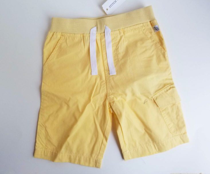 Stitch Fix Kids Boys June 2019 yellow shorts