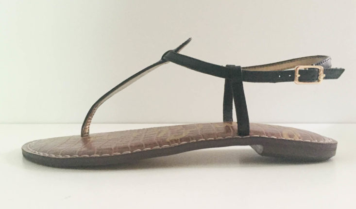 Stitch Fix Plus May 2019 - Gigi Leather T-Strap Sandal By Sam Edelman 3
