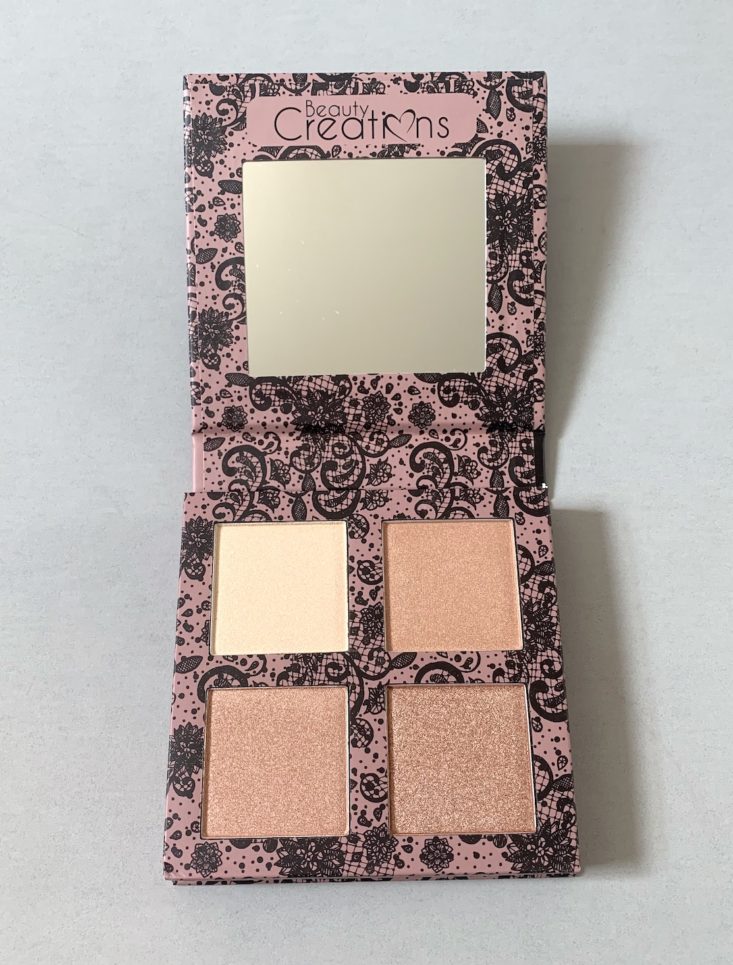 Sweet Sparkle May 2019 - Beauty Creations Angel Glow Highlight Palette 3