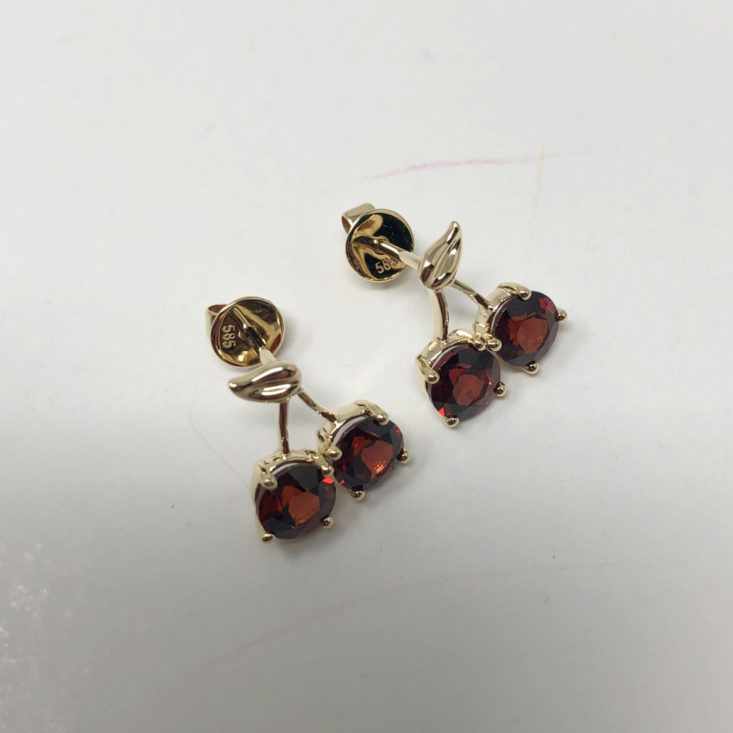 Switch Designer Jewelry Rental Subscription Review May 2019 - Do Not Disturb Bodrum Cherry Earrings Top