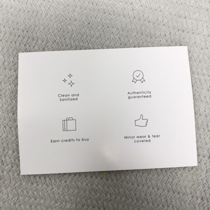 Switch Designer Jewelry Rental Subscription Review May 2019 - Information Card 7