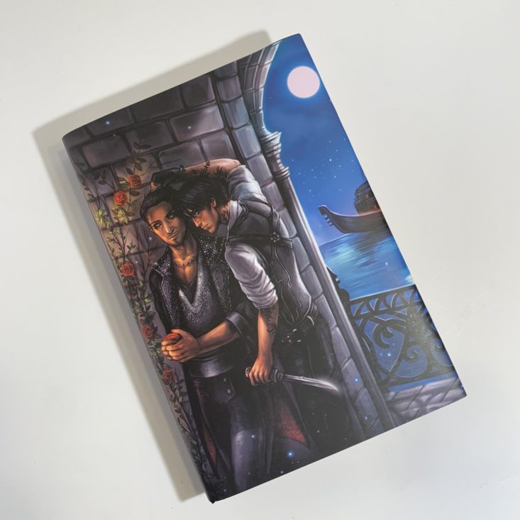 The Bookish Box “I Ship It” April 2019 - Custom Illustrated Dust Jacket By Jana Runneck Book Front