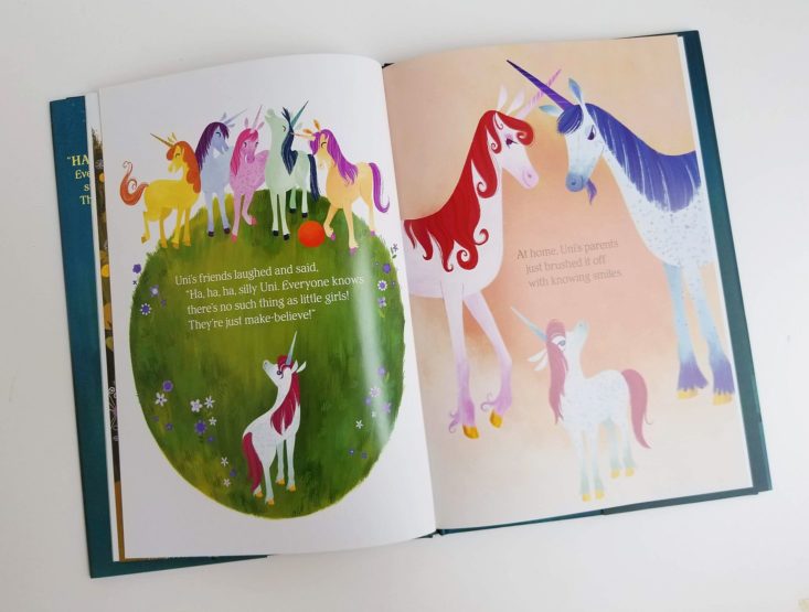 Amazon Books Kids Age 3-5 June 2019 unicorn book inside