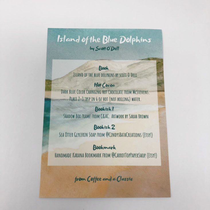 Coffee and a Classic June 2019 - Island of the Blue Dolphins by Scott O'Dell