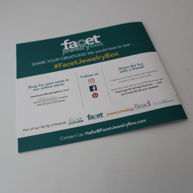 Facet Jewelry July 2019 - Booklet 4