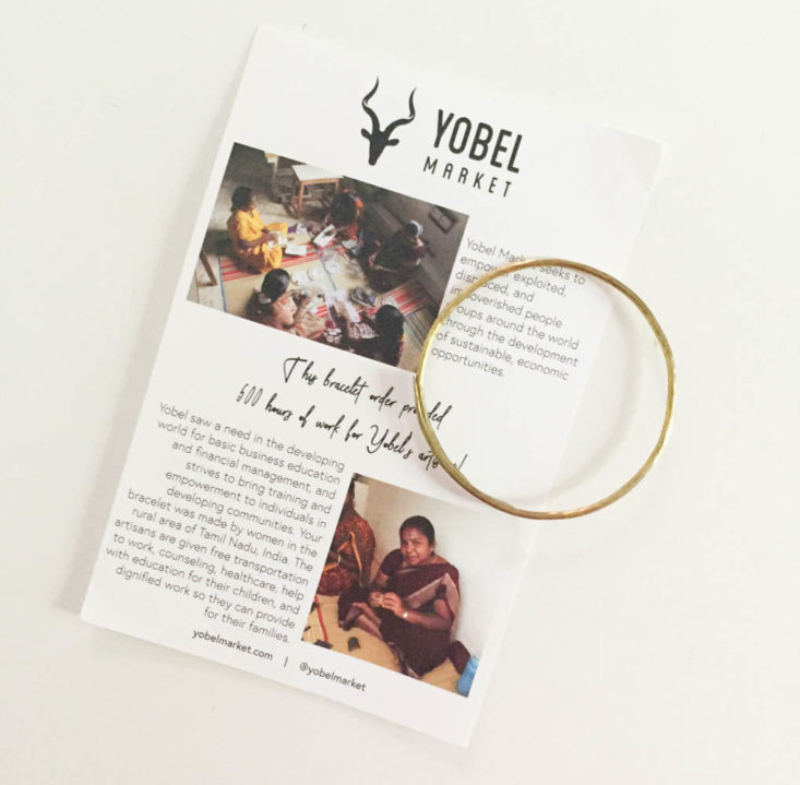 Fair Trade Friday Bracelet of the Month Club Subscription June 2019 - All Content Top