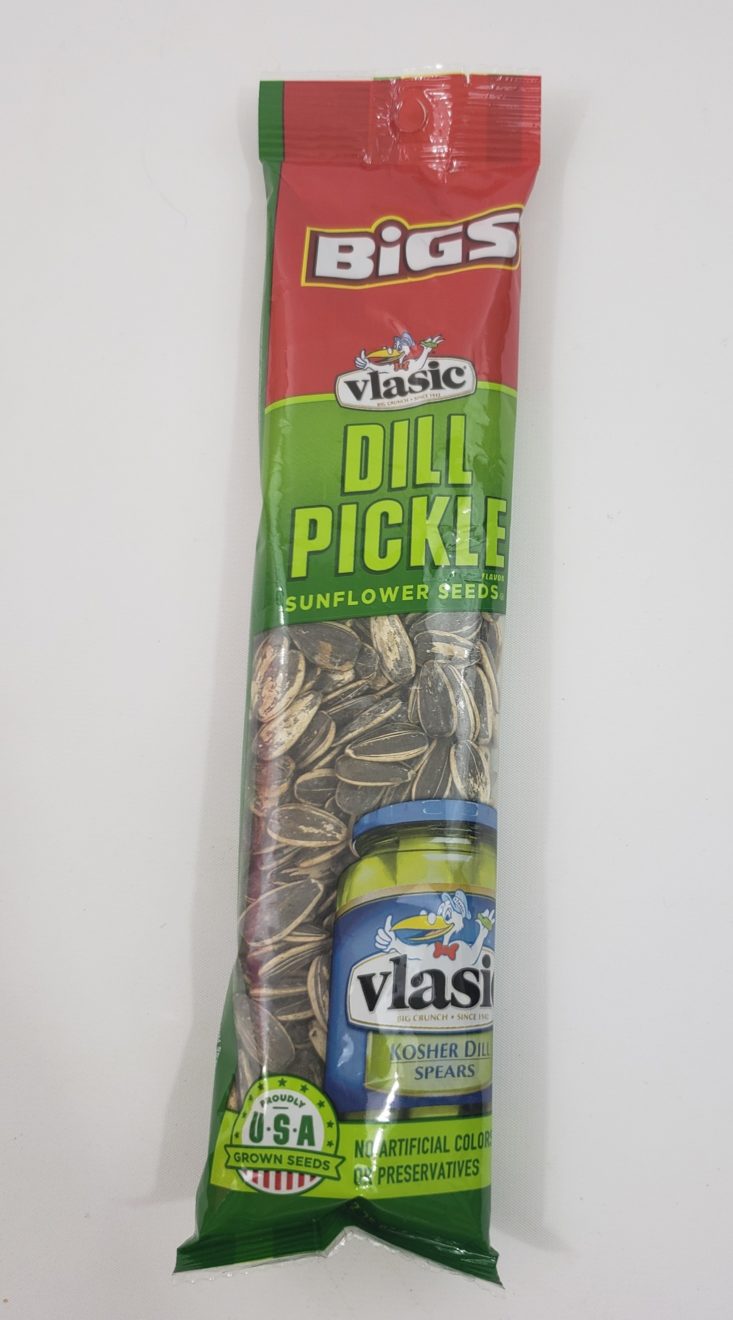 Monthly Box of Food and Snack July 2019 - Dill Pickle Sunflower Seeds 1