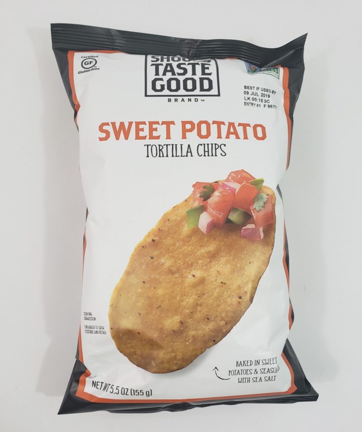 Monthly Box of Food and Snack July 2019 - Sweet Potato Tortilla Chips 1