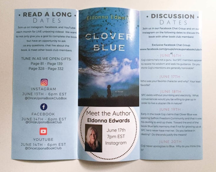 Once Upon A Book Club May 2019 - Booklet 2