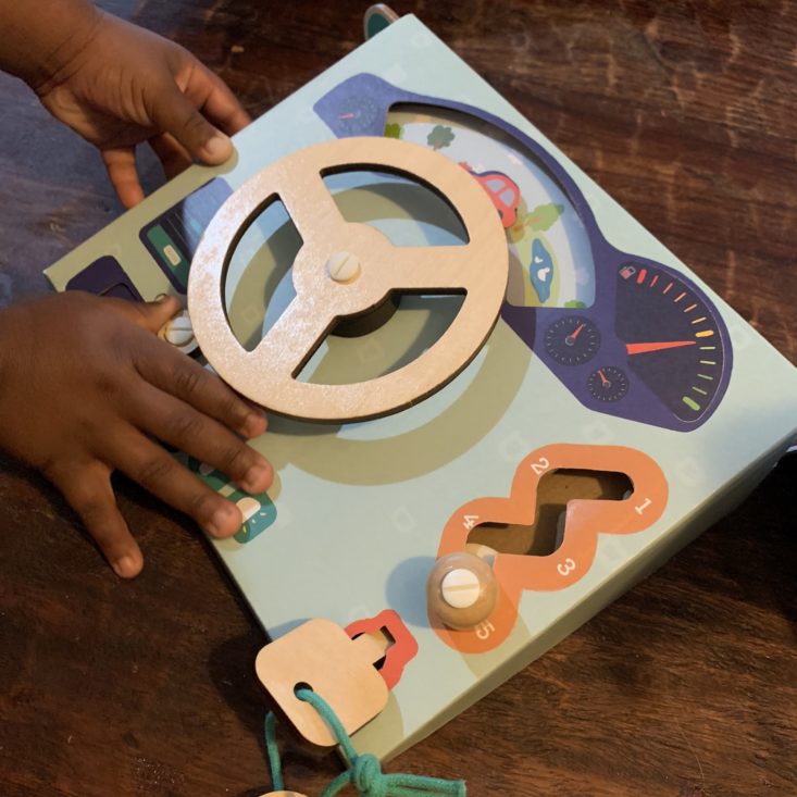 Tadpole Crate “Ride With Me” May 2019 Review -Steering Wheel 2a