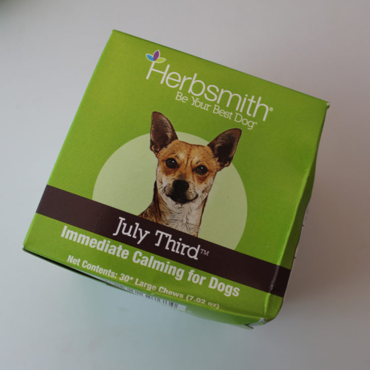 Vet Pet Box Dog July 2019 - Calming 1
