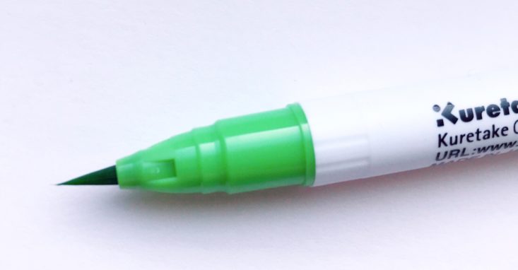 ZenPop Stationery May 2019 - Brush Pen Tip Closeup Top