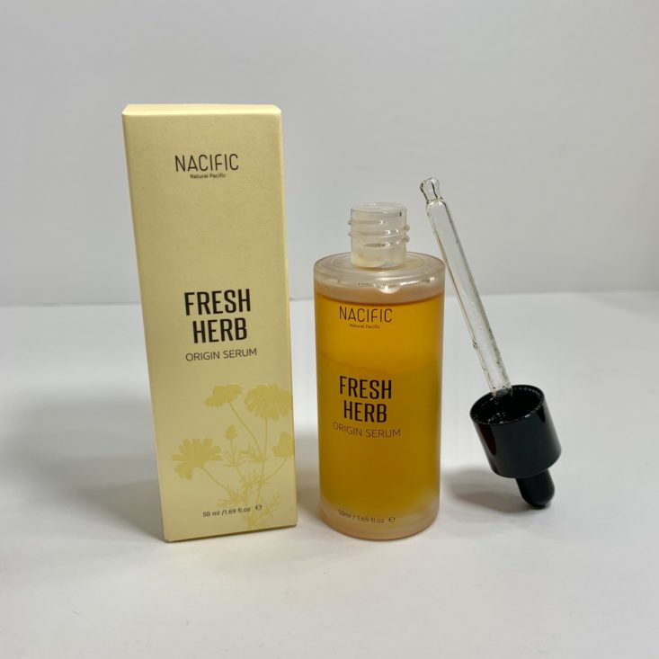 BomiBox Review June 2019 - Nacific Fresh Herb Origin Serum, 1.69 oz 3 Front