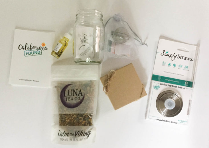 California Found Subscription Box July 2019 - All Contents