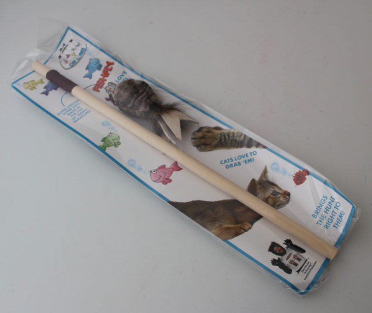 Cat Claws Club Subscription Box August 2019 - Fishy Lure Wand Top