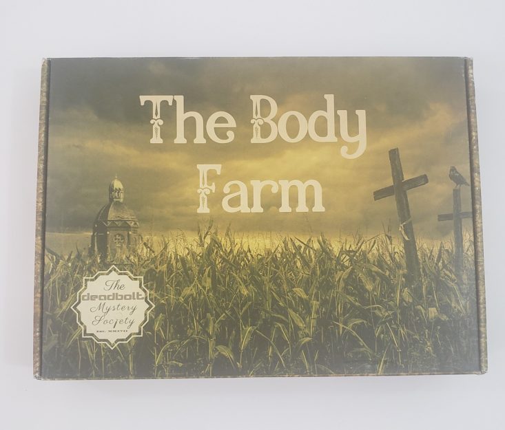 Deadbolt Mystery Society “The Body Farm - Box