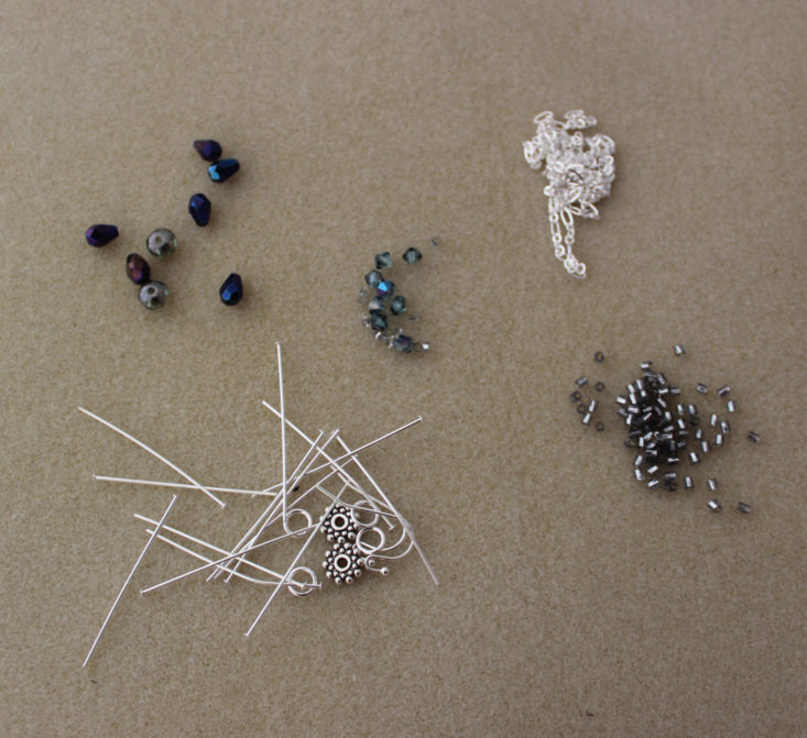 Facet Jewelry August 2019 - Fringe and Stitch Earrings Materials