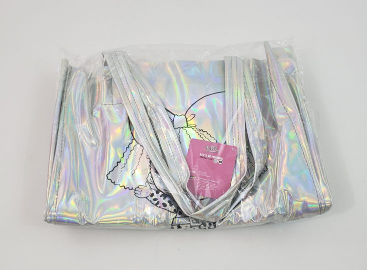 LOL Summer Box Review 2019 - Holographic Tote Bag Wrapped Top