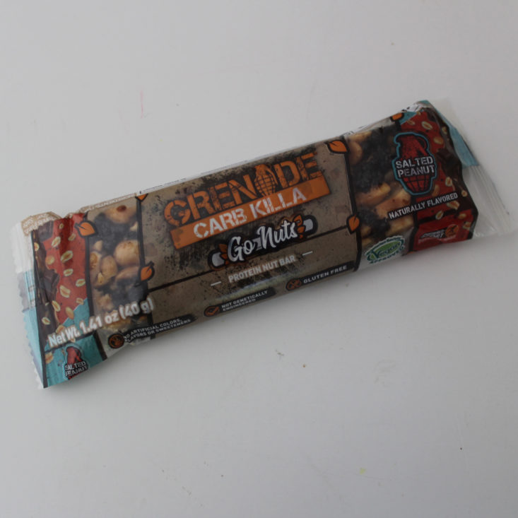 Love with Food August 2019 - Grenade Carb Killa Go Nuts Protein Bar in Salted Peanut 1