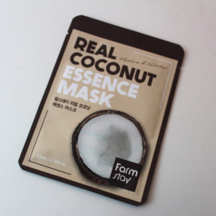 Mask Maven July 2019 - Farmstay Real Nature Coconut Mask Top