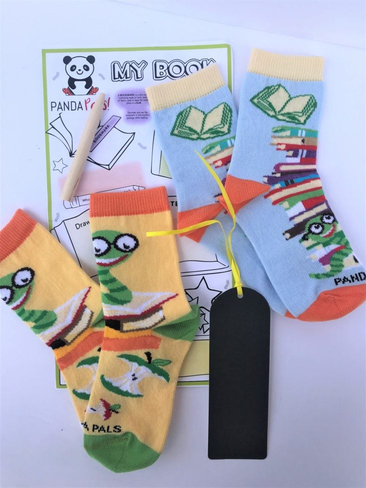 Panda Pals Kid’s Socks Subscription Box August 2019 - All Content Top 2