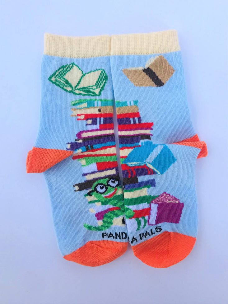 Panda Pals Kid’s Socks Subscription Box August 2019 - Blue Socks Top