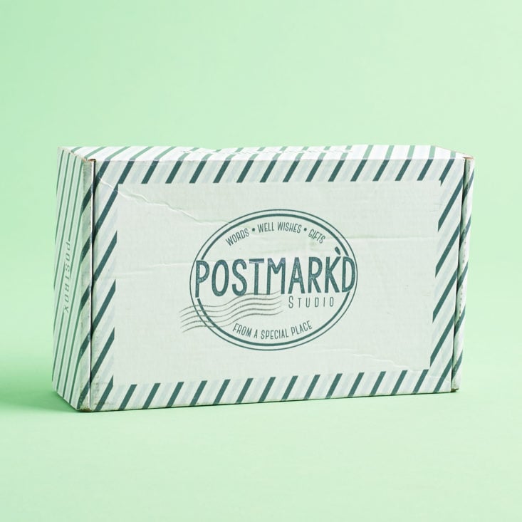 Postmarkd Studio august 2019 subscription box review