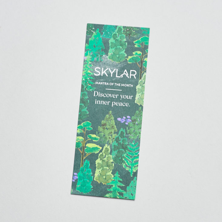 front of bookmark