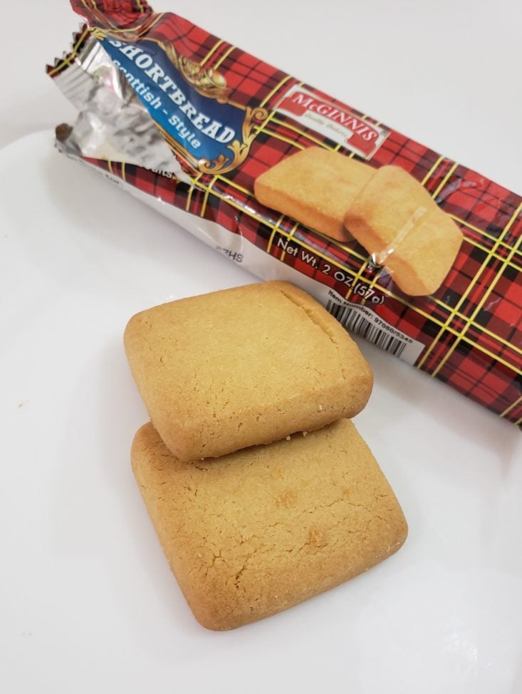 Snack With Me August 2019 - McGinnis Shortbread Biscuits In Plate Top