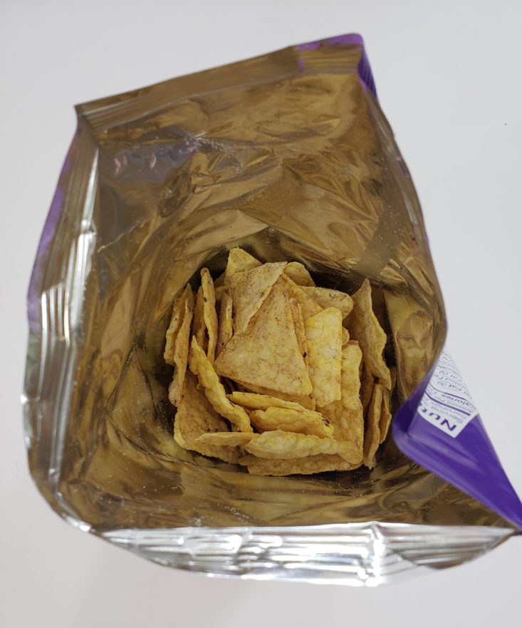 Snack With Me August 2019 - PopCorners Cinema Style Chips Opened Top