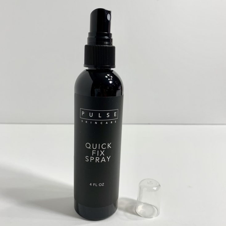 TheraBox June 2019 - Pulse Skincare Quick Fix Spray, 4 oz With Cap Removed Front