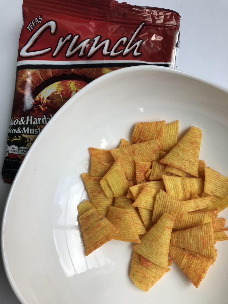Universal Yums August 2019 - Crunch Tako and Hardal Aromali Cips Opened