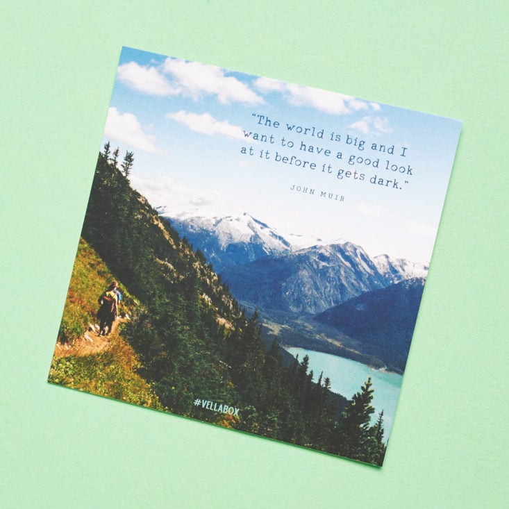 card with image of a mountain