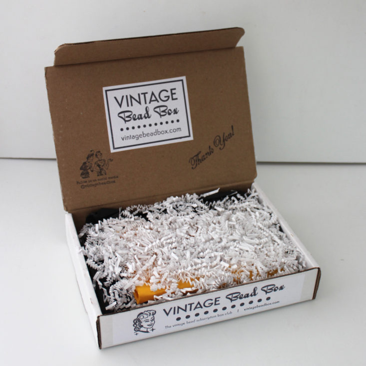 Vintage Bead Box August 2019 - Opened Box