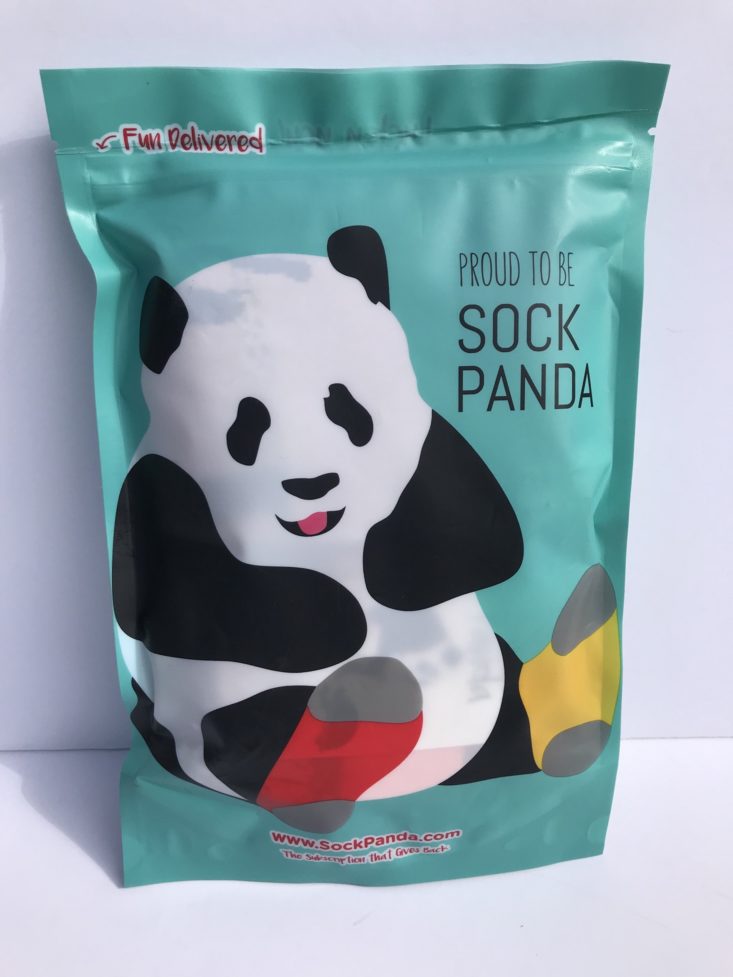 Sock Panda October 2019 Review - unopened package
