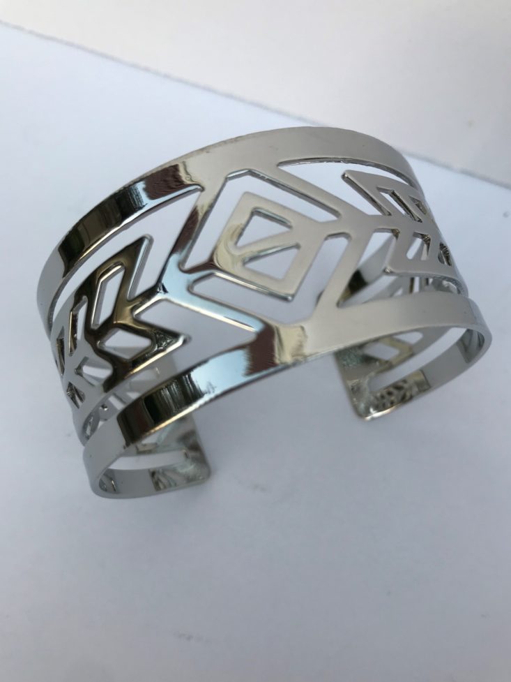 Bolzano Subscription Box September 2019 - Silver Cuff Bracelet Top