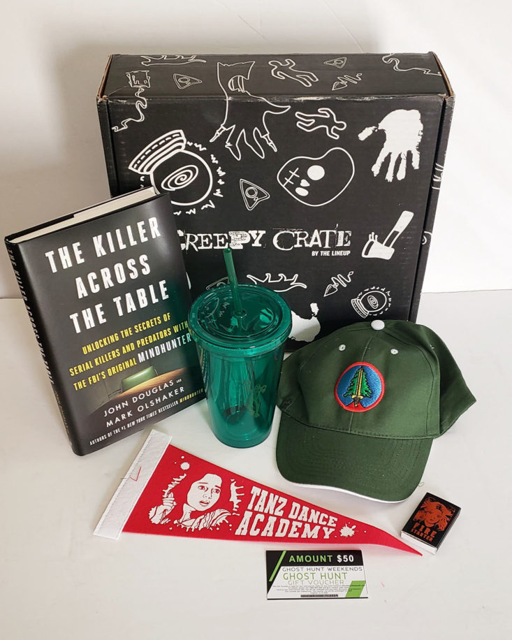 Creepy Crate Spooky Summer Time Goodies 2019 - All Contents Top
