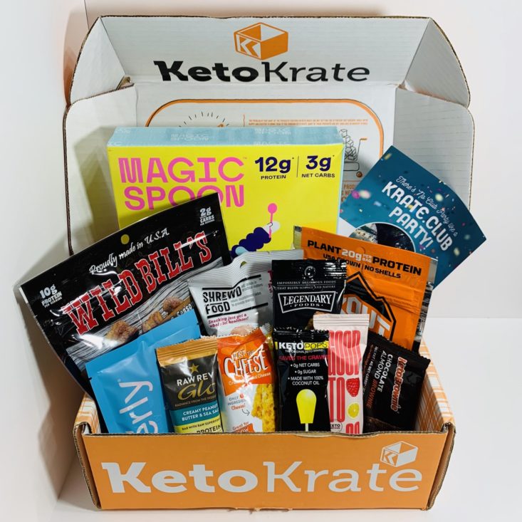 Keto Krate August 2019 - All Items Unboxed