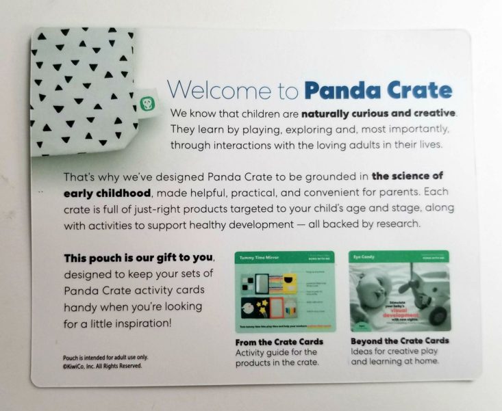 Panda Crate Bond With Me Box card pouch card