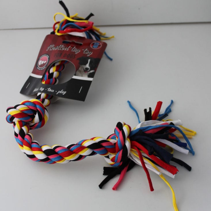 Pet Treater September 2019 - Bow Wow Pet Knotted Tug Toy