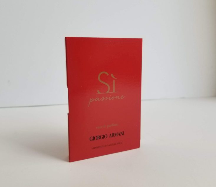 Sephora Play! September box #162 Si perfume