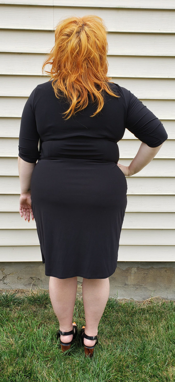 Stitch Fix Plus August 2019 - Zoe Wrap Dress by KIYONNA 5