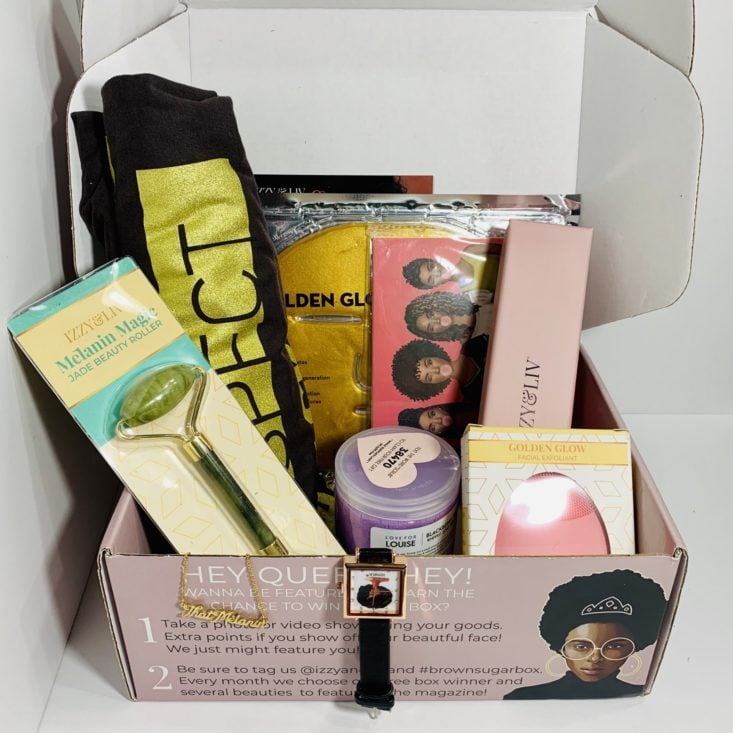 Brown Sugar Box September 2019 - All Contents Front