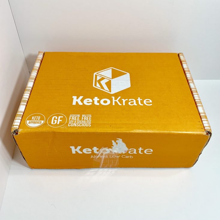 Keto Krate September 2019 - Closed Box Top