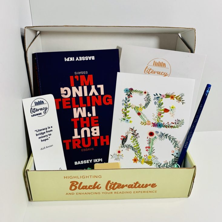 Literacy Lounge October 2019 Review - All Items Unboxed Front