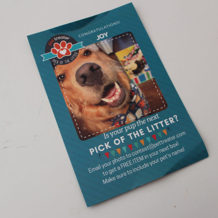 Pet Treater October 2019 Booklet Front