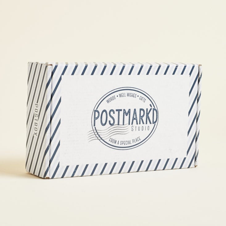 Postmarkd Studio September 2019 stationary subscription box review