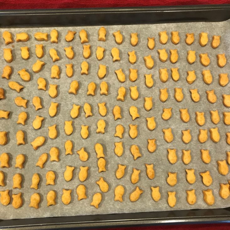 Young Chef's Club November 2019 goldfish baked